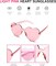 4E's Novelty White Cowgirl Hat with Pink Star, Brim Sequins and Light Pink Heart Sunglasses - Sparkly Cowgirl Hat Perfect Cowgirl Costume for Girls